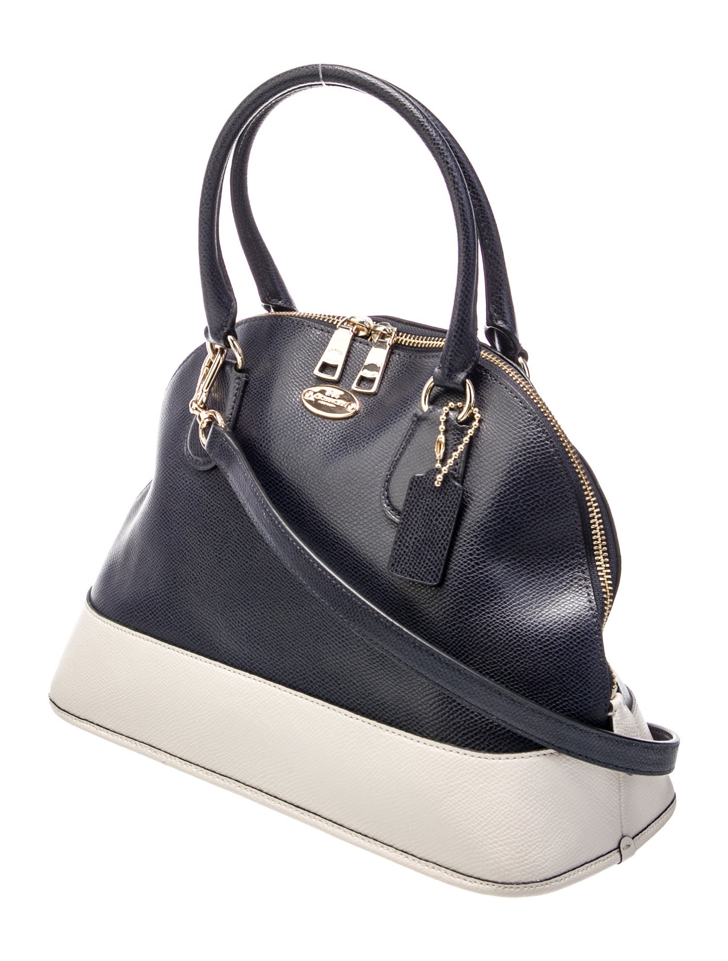 Coach Leather Top Handle Bag